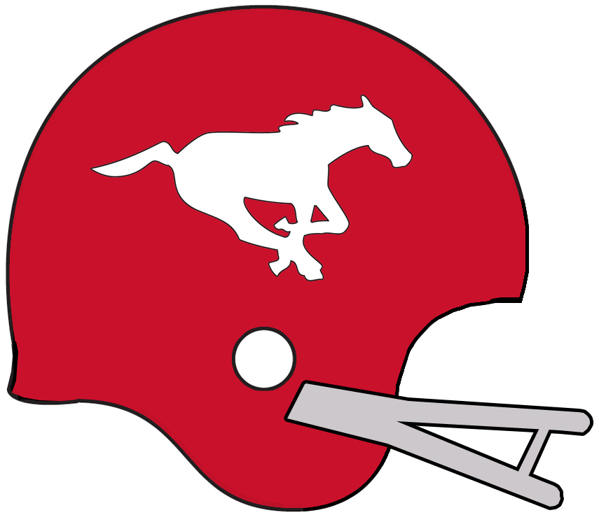 Calgary Stampeders 1968-1976 Helmet Logo iron on paper